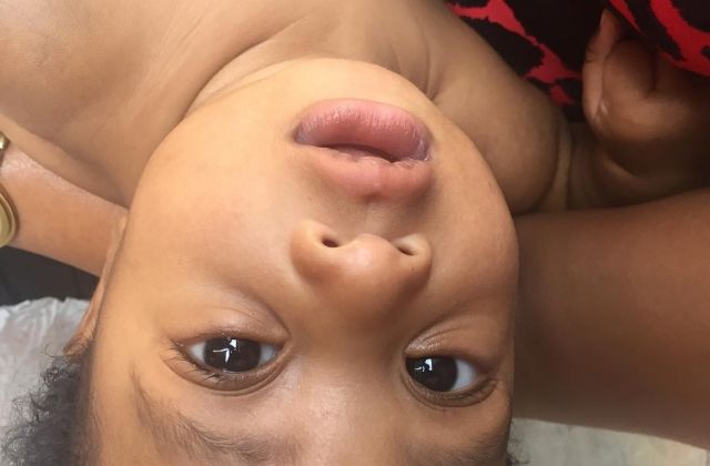 Zuena Shares Adorable Video Of Baby Ozil Attempting To Sing.