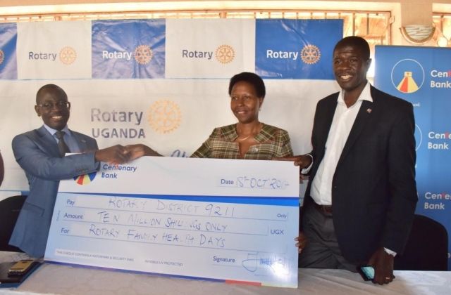 Rotary Partners With Centenary Bank To Avail Free Medical Care