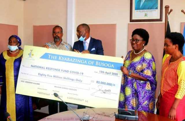 Kyabazinga of Busoga Donates 85Million to COVID19UG.