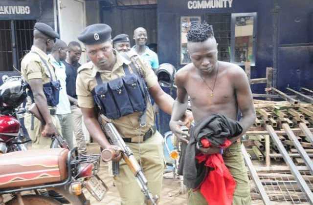 Police Arrests 16 suspects drinking at different bars in Bukoto 