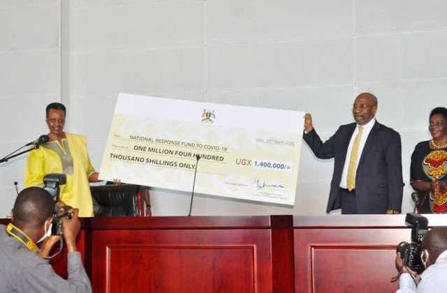 President Museveni donates half salary to COVID-19 National Task Force