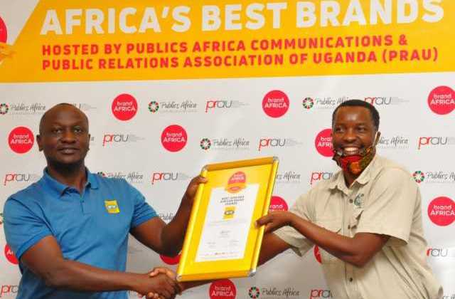 MTN Uganda Scoops award for Most Admired African Brand in Uganda