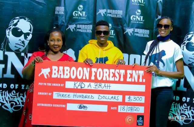 GNL Zamba  Awards  Winner of GnlDearHiphop Challenge with $300