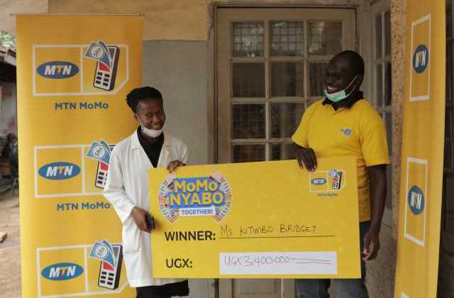Mulago Health Worker and Najjeera Business Man Become Maiden Winners in MTN MoMoNyabo Promotion