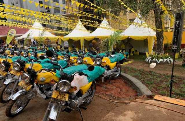 Museveni launches Yellow Motorcycles scheme, threatens to jail those who rigged in party primaries