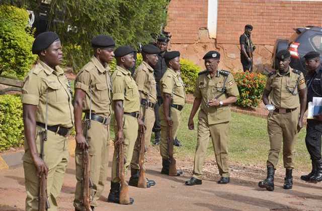 IGP Ochola congratulates his officers on being voted kindest police in the world