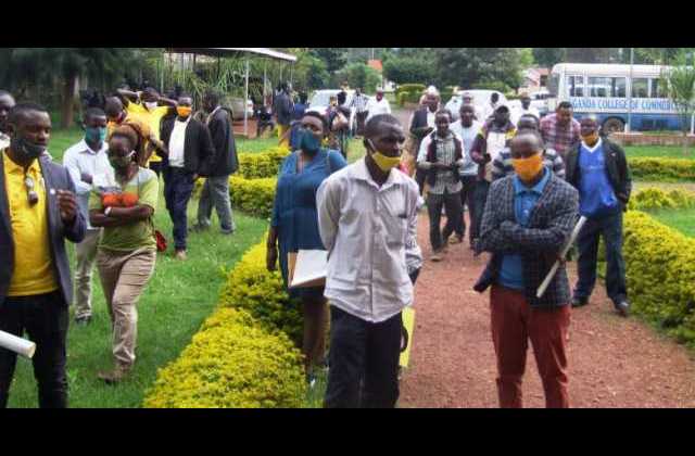 Drama as Youth Leaders camp at NRM Party offices in Kabale over unpaid allowances 