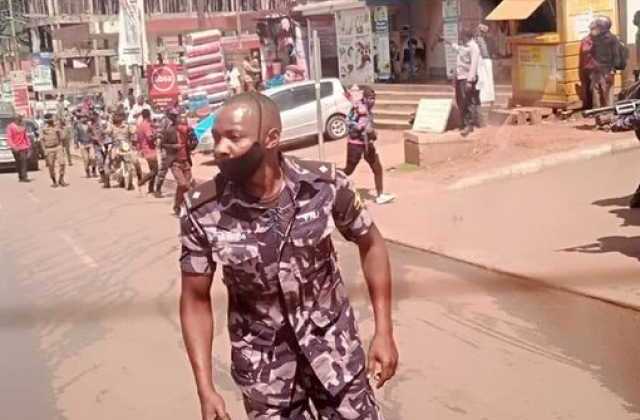 Teargas, live bullets rock Wandegeya as Bobi Wine beats security to Bulange 