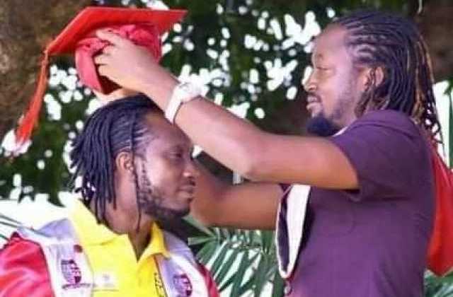 Zuena and Bebe Cool Praise Paper Daddy after Graduation 