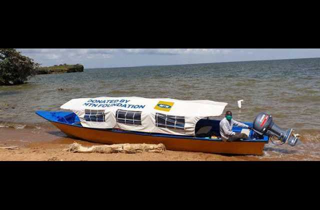 MTN water ambulance saves lives in Kiyindi