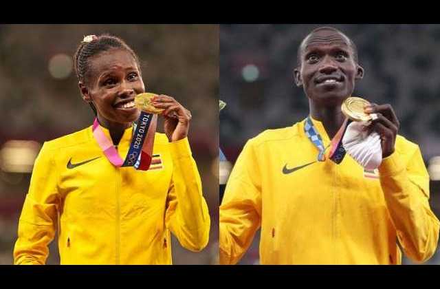 Athletes Cheptegei, Chemutai promoted to new ranks in Police force