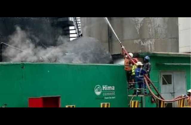 Investigations into Hima Cement fire commence following visit by National Building Review Board 