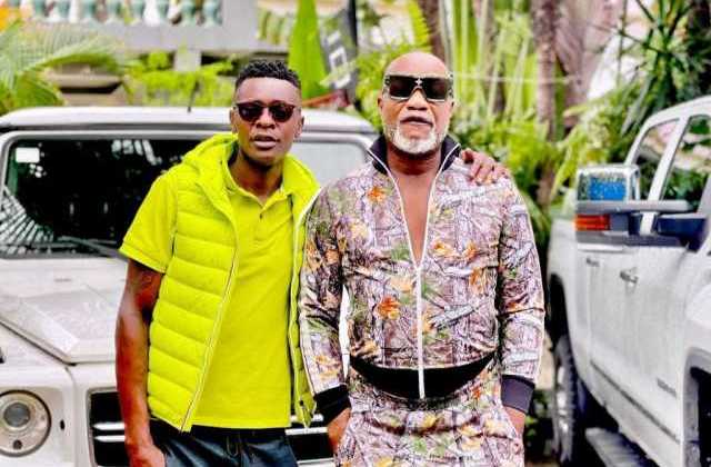 Chameleone in Studio with Congolese Star Koffi Olomide