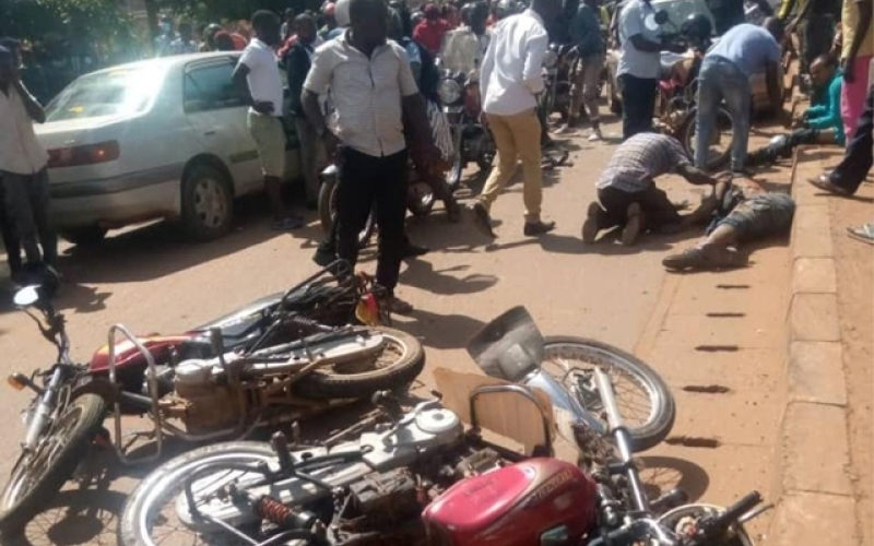 Boda Boda riders lynch motorcycle thief in Ssembabule