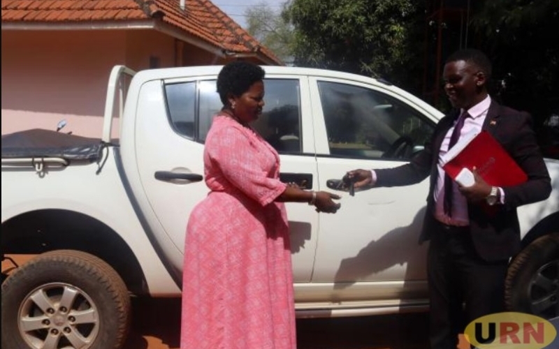 Former Gulu Deputy Resident City Commissioner hands over official vehicle
