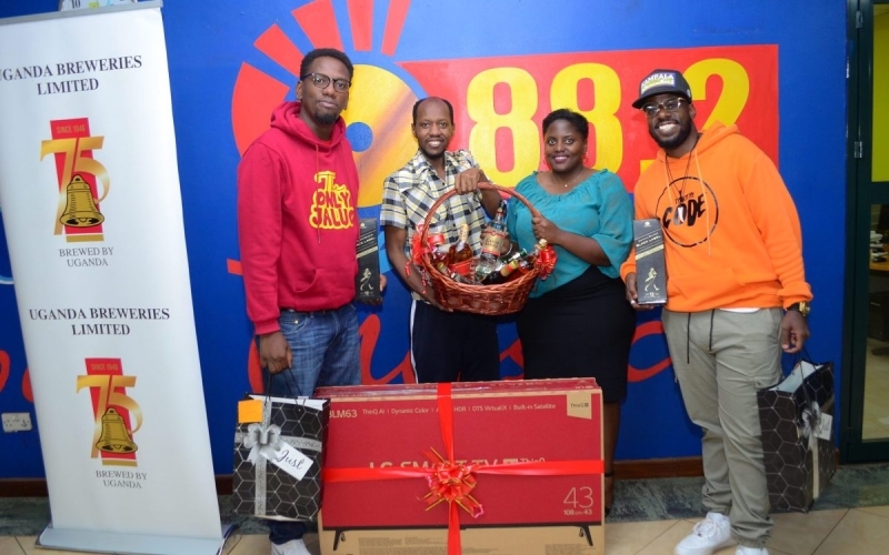 Uganda Breweries Rewards #UBLAt75 Sanyu FM Campaign Grand Prize Winner