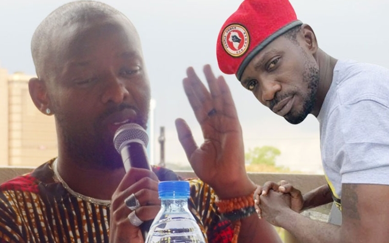 Kenzo Refuses To Greet Bobi Wine At Zex's Music Show 