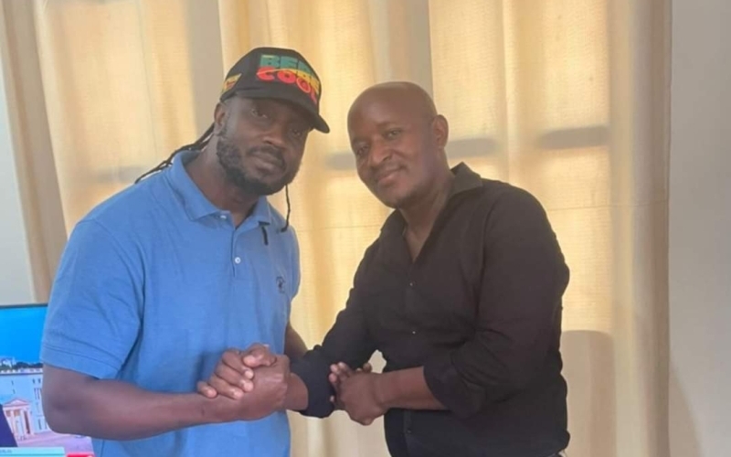 Kiss and Make up: Bebe Cool Reconciles With Capt Namara Who Allegedly Wanted to Shoot Him