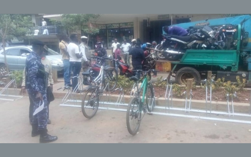 Congestion in City Centre as Boda Boda riders return to Non-Motorized Transport corridor