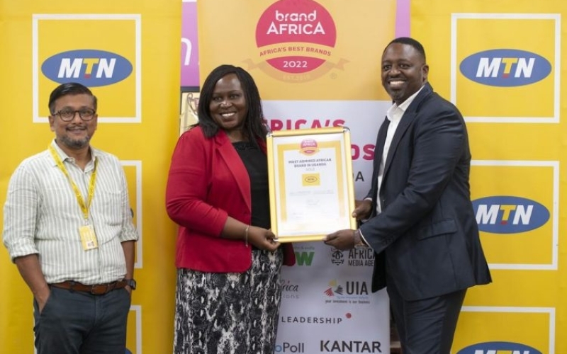MTN Emerges as the Most Admired Brand in Uganda