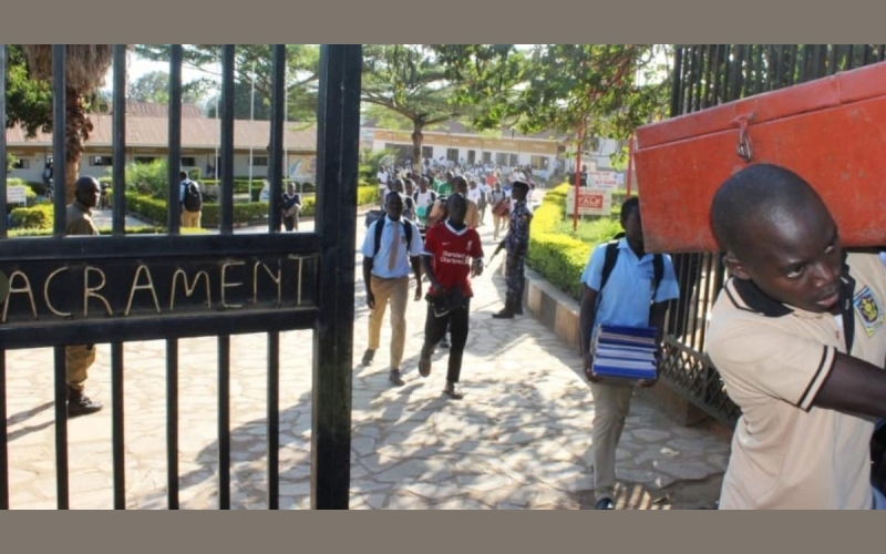 Heavy deployment at Blessed Sacrament Kimanya SS as candidates return to school