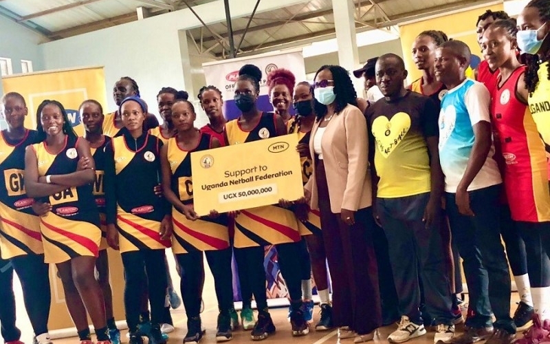 MTN Supports She Cranes and Uganda Netball Federation with Ugx.50M ahead of the Commonwealth games games