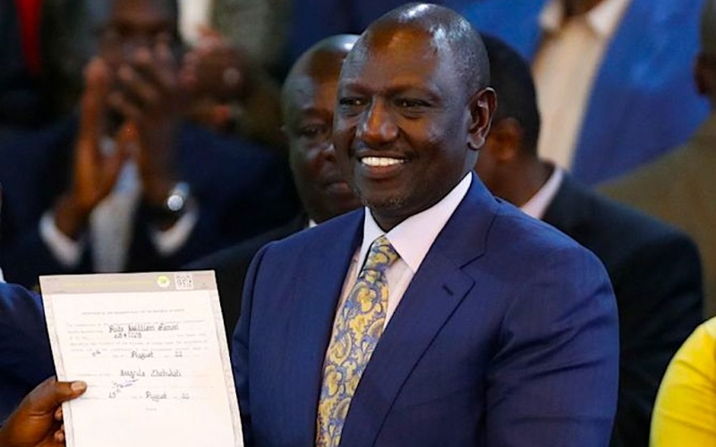 Ruto to be Sworn in August 30 amidst Speculation Raila will Contest Results
