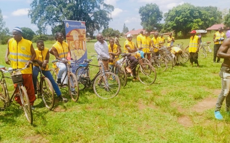 MTN-Sponsored bicycle races in Bunyoro kingdom kick off in Kiryandongo district