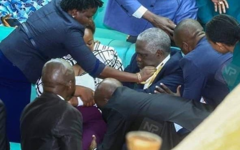 Shock as MP collapses in Parliament