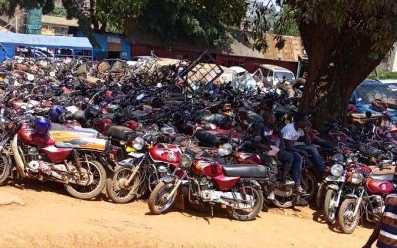Police Impounds over 1700 Motorcycles in Kampala and Wakiso Districts