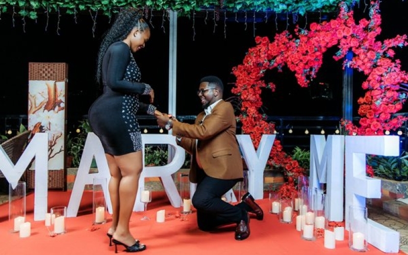 Premium tears: NUP MP Derrick Nyeko leaves hearts shattered after proposing to girlfriend 