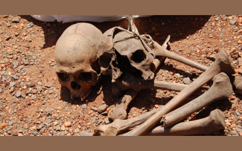 Suspected human remains recovered from a shrine in Makindye, witch doctor arrested