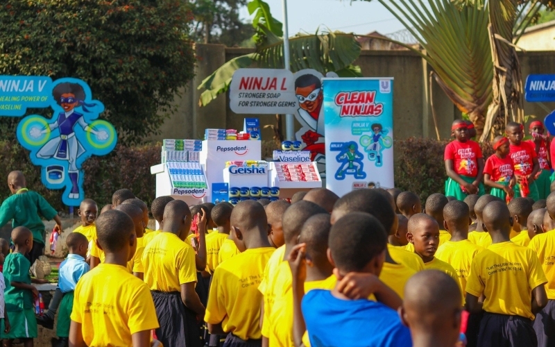 Unilever Uganda Clean Ninjas’ program roaring to promote personal hygiene among School children!