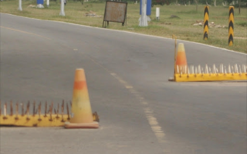 Security Guards in trouble for staging illegal roadblock in Mbale
