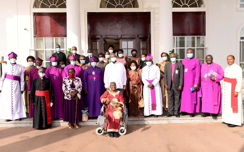 President Museveni meets Central Buganda Diocese Bishops 