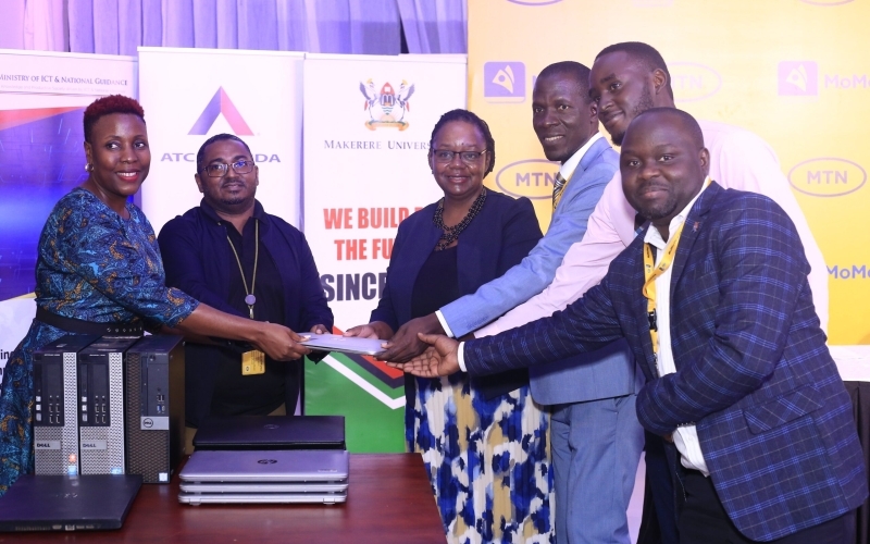 MTN Uganda donates e-waste equipment to Makerere College of Engineering
