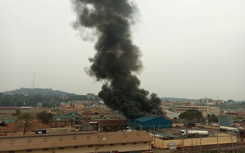 Fire guts Keshwala factory in Walukuba, Jinja City