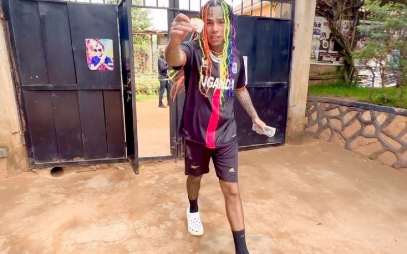 American Superstar 6ix9ine Visits Uganda For A Video Shoot