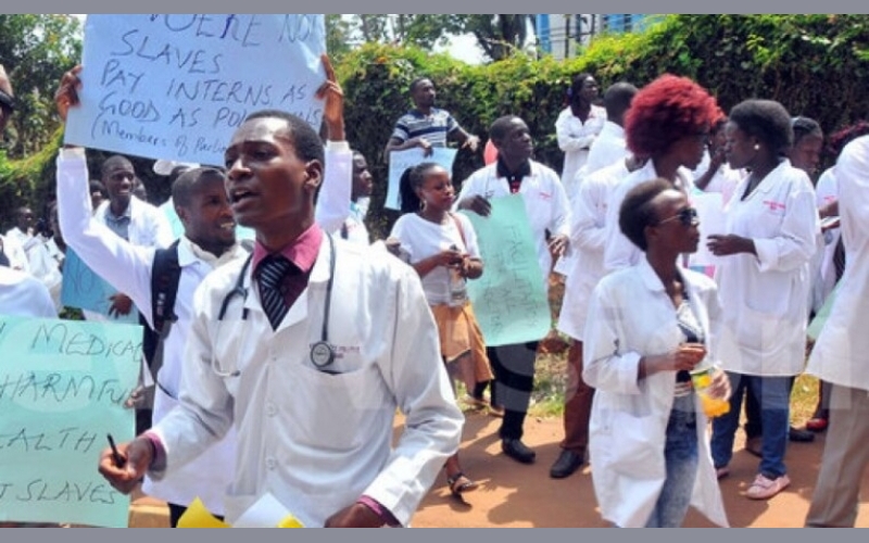 20 Medical interns arrested in Kampala