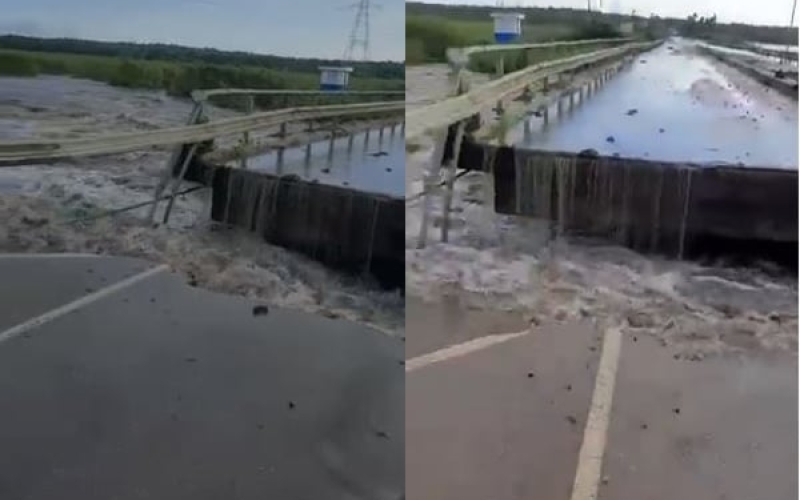 Uganda National Roads Authority Inspects Collapsed Katonga Bridge