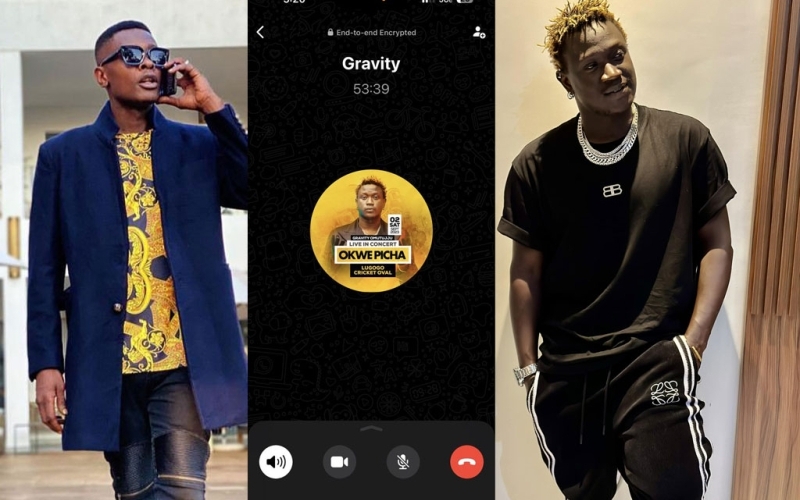 Gravity Omutujju Apologizes To Chameleone In a One Hour Phone Call
