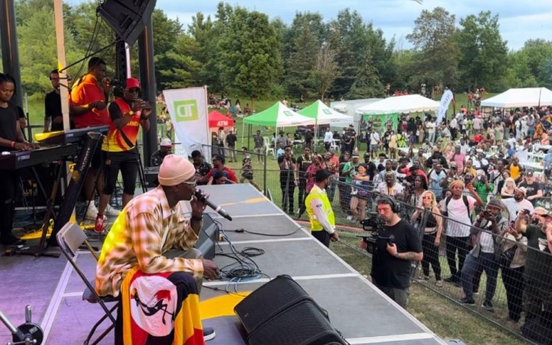 Sick Jose Chameleone Performs at Afrofest In Canada
