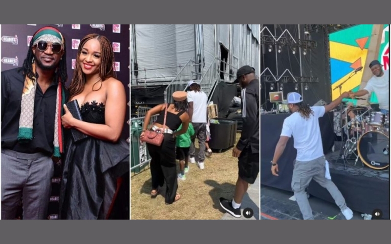 Paul Okoye Links Up With Ex-Wife, Anita As They Take Their Kids To Concert Rehearsal