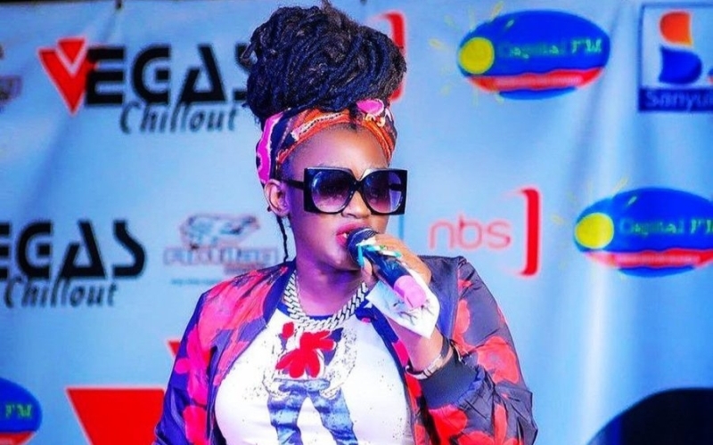 Fille Falls off Stage while Performing with Sheebah