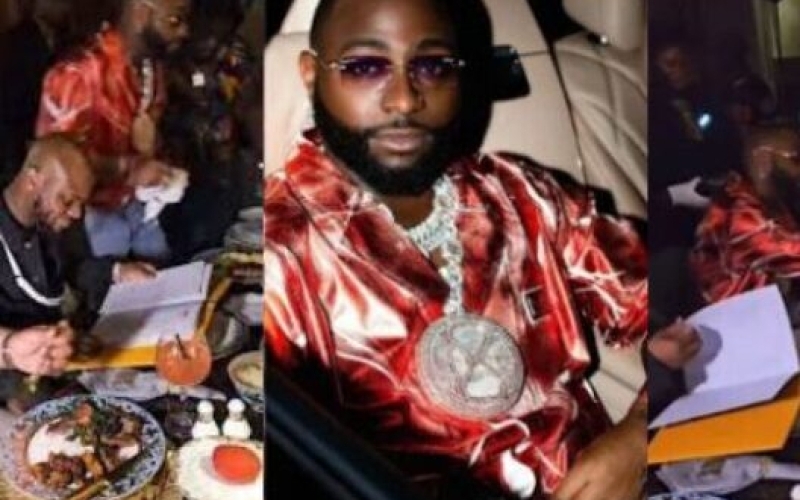 Davido refuses to eat food already served for him