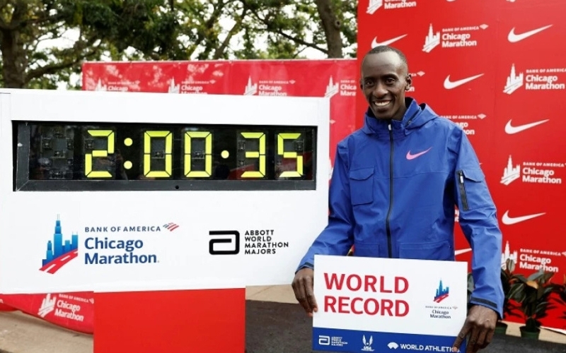 Kelvin Kiptum: World marathon record holder dies in car accident aged 24