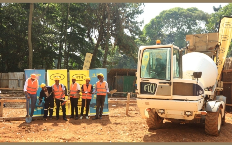 MTN Uganda Breaks Ground for New MTN Halfway House  at Entebbe Club