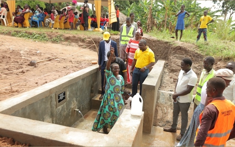 MTN Uganda launch life-changing spring wells for Gulu City residents