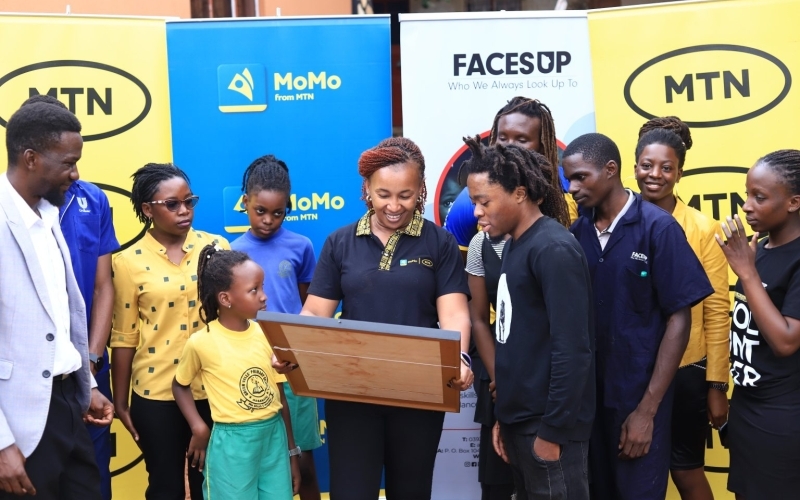 MTN Uganda bolsters Faces Up Uganda with skills development facilities to empower youth