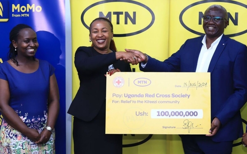 MTN Foundation partners with URCS to extend UGX 100million support to Kiteezi Garbage Landfill victims